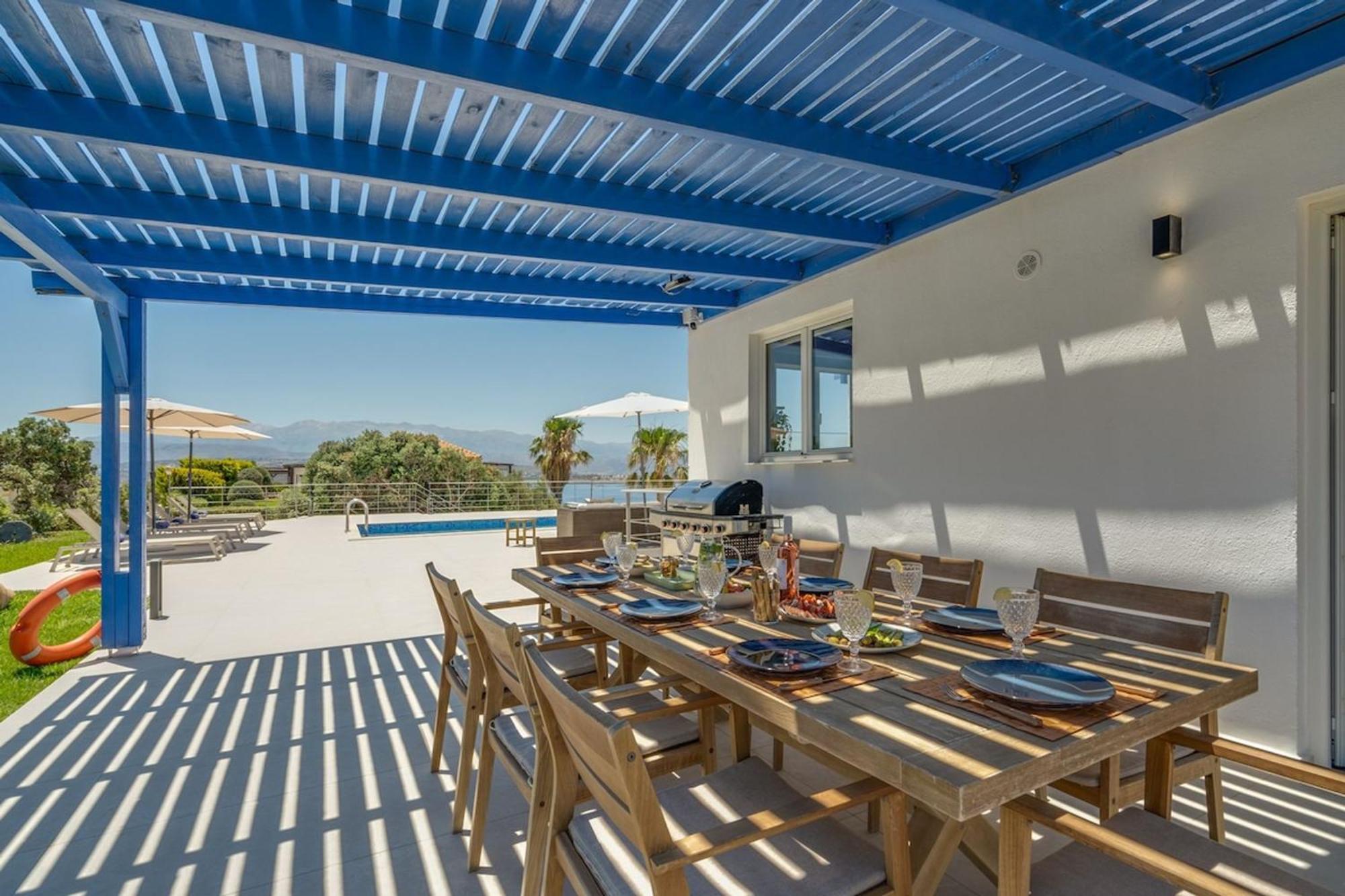Villa Hemera Ocean View Private Heated Pool Chorafakia Eksteriør bilde